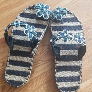 💋5/$20 SALE💋Native Flower Summer Sandal